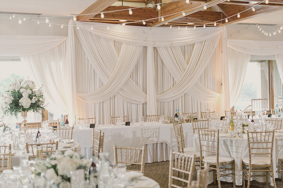 Elegant Fabric Backdrop